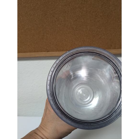 Starbucks 2017 Metallic Tropical Leaves Aloha Travel Tumbler 24 oz venti - Picture 9 of 9